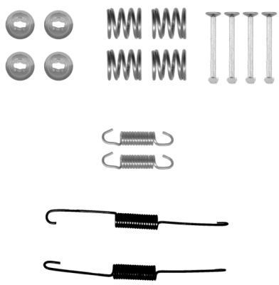 TEXTAR 97038400 Accessory Kit, brake shoes TOYOTA experience and price
