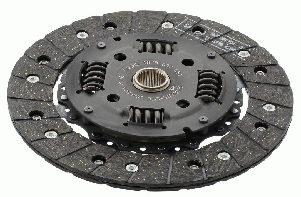 SACHS 1878 007 059 Clutch Disc 220mm, Number of Teeth: 28