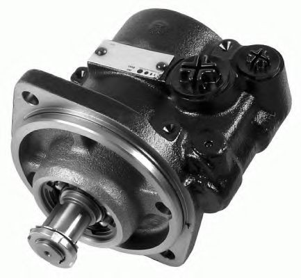 7674.955.232 ZF LENKSYSTEME Steering pump IVECO 135 bar, Vane Pump, Clockwise rotation, Right Connector