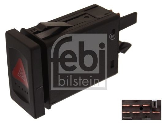 FEBI BILSTEIN Switch, hazard light VW Golf 4 Cabrio (1E7) new 44701