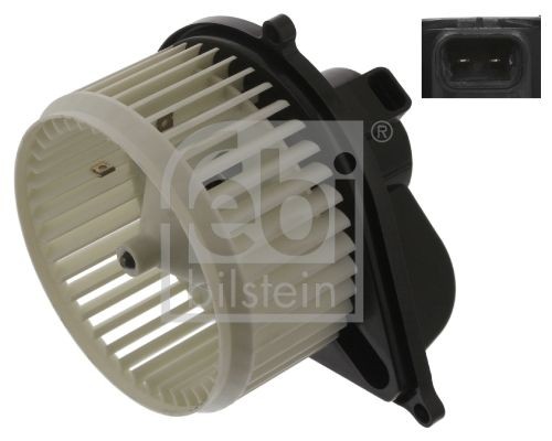FEBI BILSTEIN for left-hand drive vehicles, with electric motor Number of connectors: 2 Blower motor 43765 buy