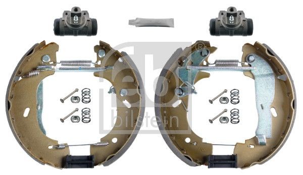 44313 FEBI BILSTEIN Drum brake kit OPEL Rear Axle, with wheel brake cylinder, with accessories, with attachment material