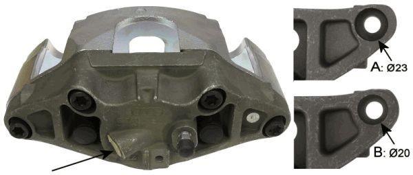 38000 2011 0 1 TEXTAR 38201100 Repair Kit, brake caliper 4B0615123A