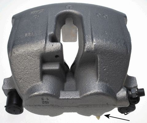 TEXTAR 38203200 Brake caliper grey, Cast Iron, without holder