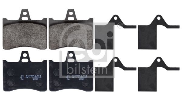 FEBI BILSTEIN 116035 Brake pad set Rear Axle, with anti-squeak plate