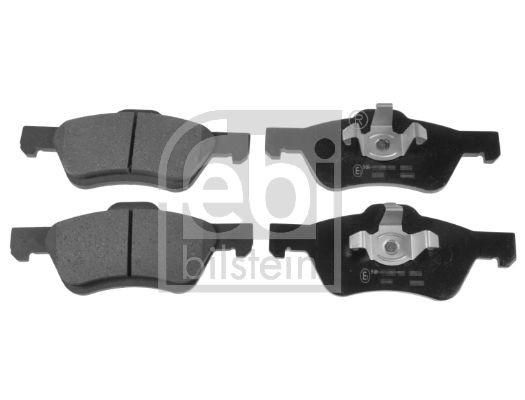 FEBI BILSTEIN 116071 Brake pad set Front Axle, excl. wear warning contact, with piston clip