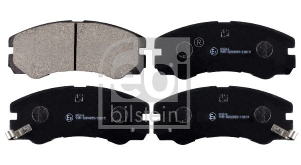 FEBI BILSTEIN 116157 Brake pad set Front Axle, with acoustic wear warning