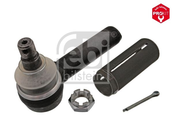 FEBI BILSTEIN Cone Size 26 mm, Front Axle Left, Front Axle Right, with threaded sleeve, with sleeve, with Split Pin, with crown nut Cone Size: 26mm, Thread Type: with right-hand thread Tie rod end 44523 buy