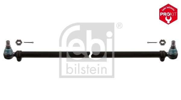 FEBI BILSTEIN Front Axle, with crown nut Cone Size: 30mm, Length: 1646mm Tie Rod 45485 buy