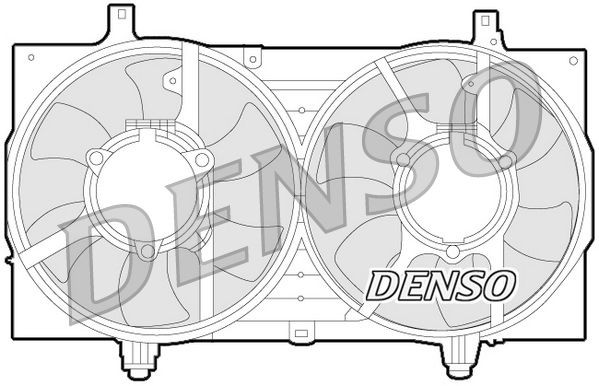 DENSO DER46001 Fan, radiator Ø: 320 mm, 85W