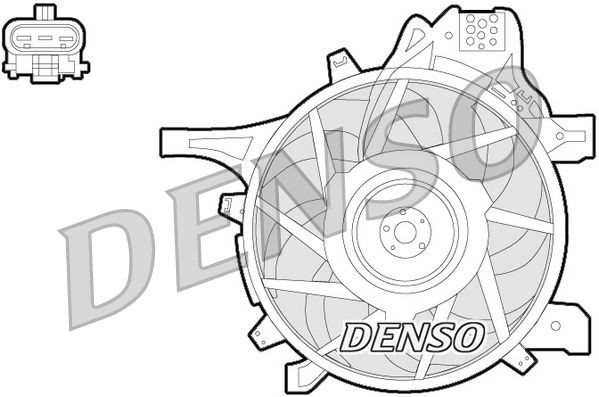 DENSO DER20012 Fan, radiator 13 41 338