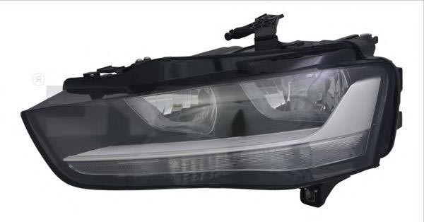 TYC 20-14178-05-2 Headlight Left, H7/H7, PSX26W, with daytime running light, for right-hand traffic, with electric motor