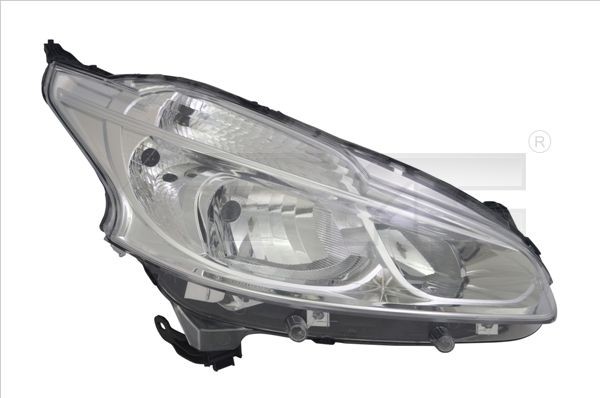 TYC 20-14349-05-2 Headlight Right, H7/H7, W21/5W, with daytime running light, for right-hand traffic, with electric motor
