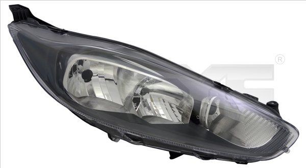 TYC 20-14357-05-2 Headlight Right, H7, H15, for right-hand traffic, with electric motor