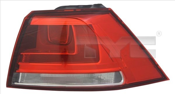 Volkswagen GOLF Rear tail light 7699822 TYC 11-12379-01-2 online buy