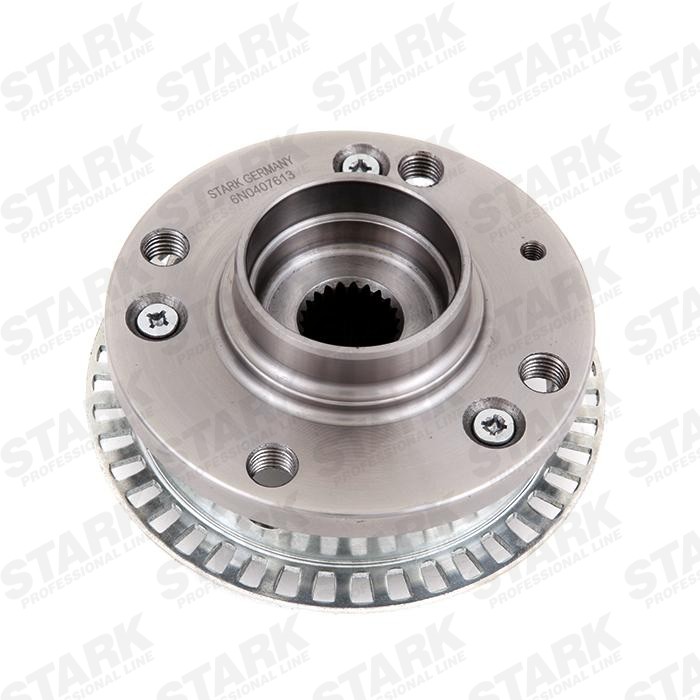 STARK SKWB-0180456 Wheel Hub 4x100, with ABS sensor ring, without wheel bearing, without attachment material, Front axle both sides