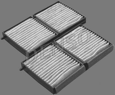 DENSO Activated Carbon Filter, 120 mm x 218 mm x 25 mm Width: 218mm, Height: 25mm, Length: 120mm Cabin filter DCF457K buy