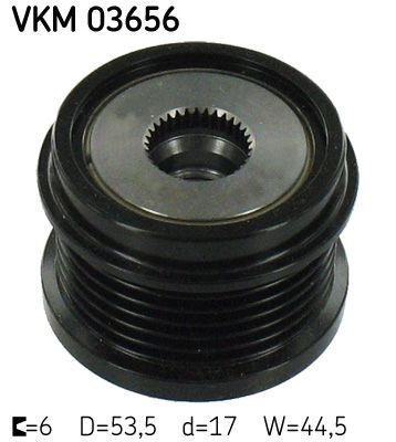 VKM 03656 SKF Freewheel clutch alternator buy cheap