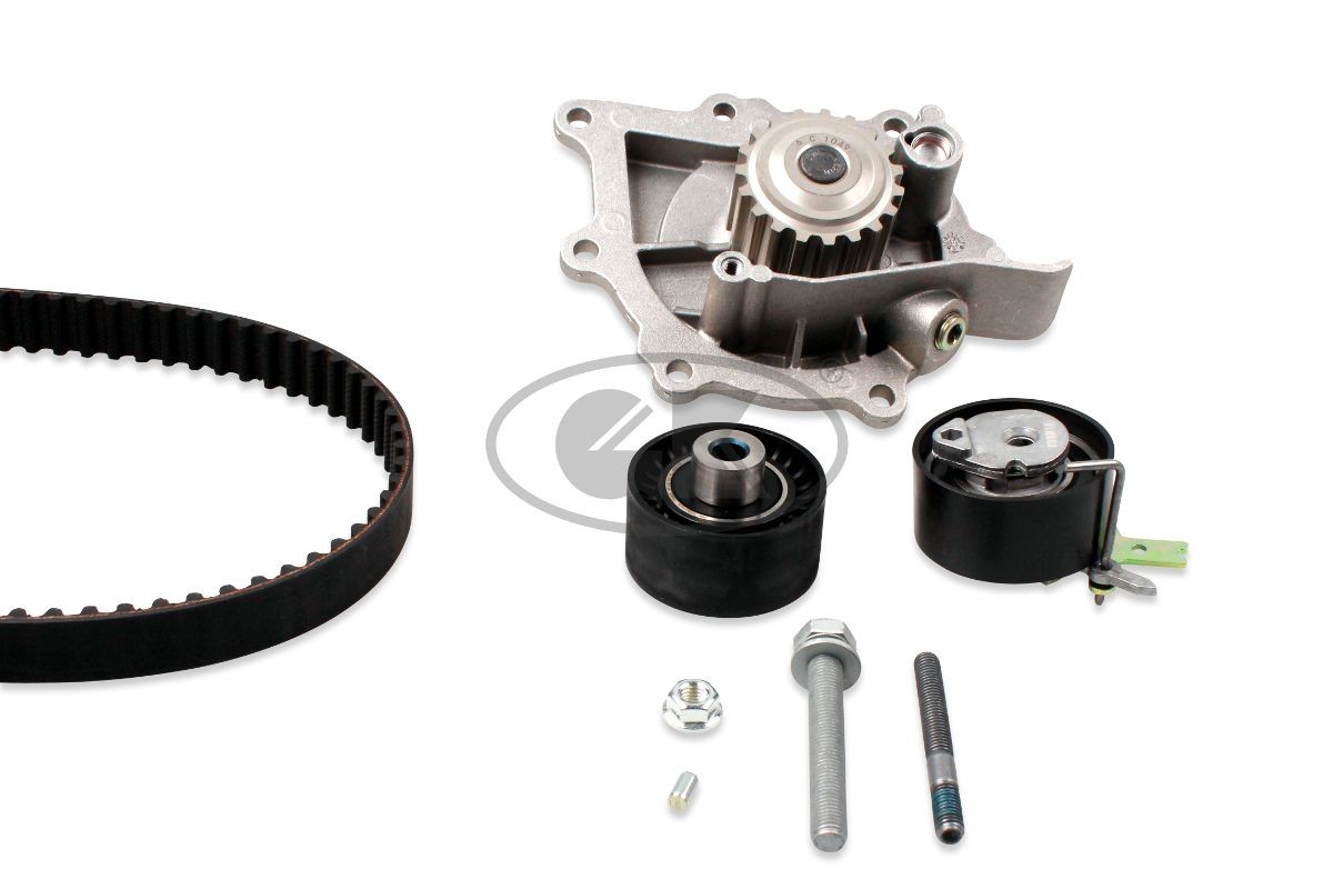 GK K986807A Water pump and timing belt kit with seal, Number of Teeth: 118, Width: 25,4 mm