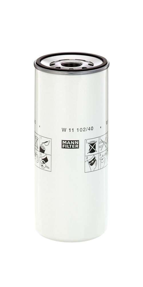 MANN-FILTER W11102/40 Oil filter 0117 4477