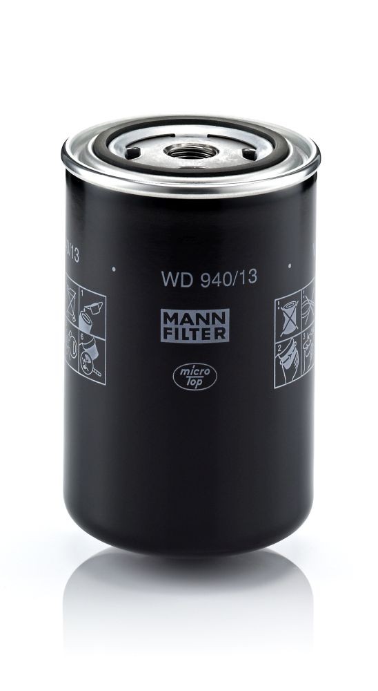 MANN-FILTER 3/4-16 UNF, Spin-on Filter, for high pressure levels Ø: 93mm, Height: 144mm Oil filters WD 940/13 buy