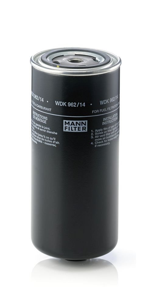 MANN-FILTER Spin-on Filter, for high pressure levels Height: 214mm Inline fuel filter WDK 962/14 buy