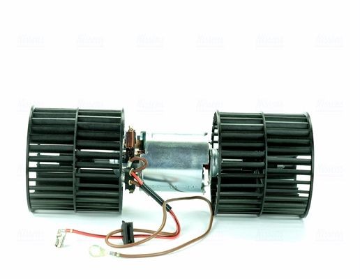 NISSENS 87071 Heater fan motor for vehicles with air conditioning, without integrated regulator