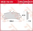 Bremsbelagsatz MCB792SCR Niedrige Preise - Jetzt kaufen!
