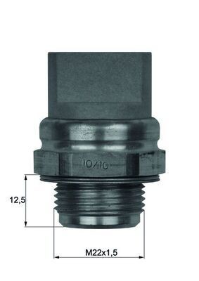 70808465 MAHLE ORIGINAL M22x1.5, with seal Number of pins: 3-pin connector Radiator fan switch TSW 33 buy