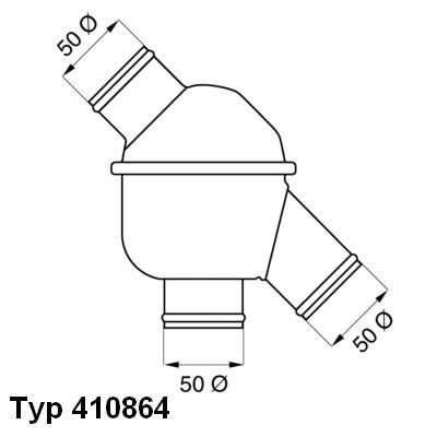 E2858855894A9 WAHLER Opening Temperature: 79°C Thermostat, coolant 410864.79D0 buy