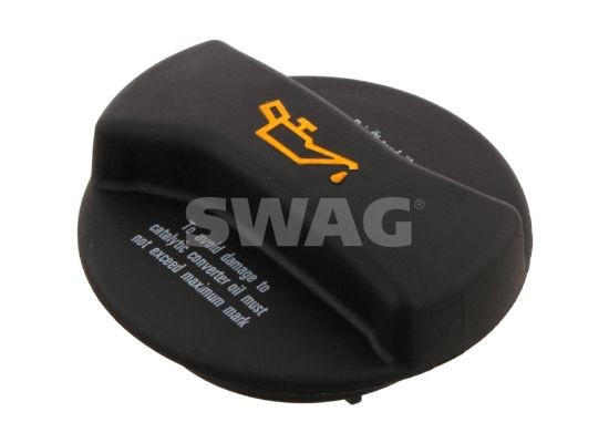 30 93 2918 SWAG Oil filler cap and seal AUDI black, with seal