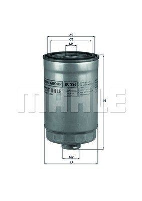 KC226 MAGNETI MARELLI Spin-on Filter, Diesel Housing Diameter: 80mm Inline fuel filter 154703408550 buy