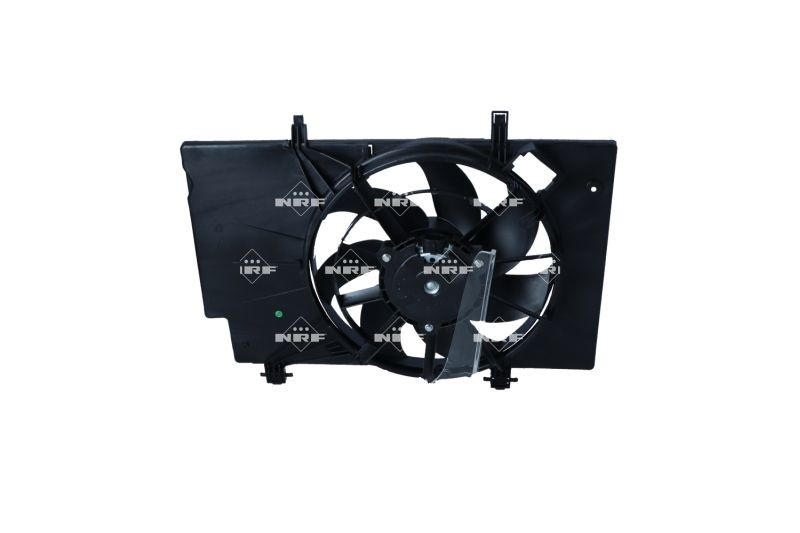 NRF 47649 Radiator cooling fan D1: 345 mm, 12V, 280W, with radiator fan shroud