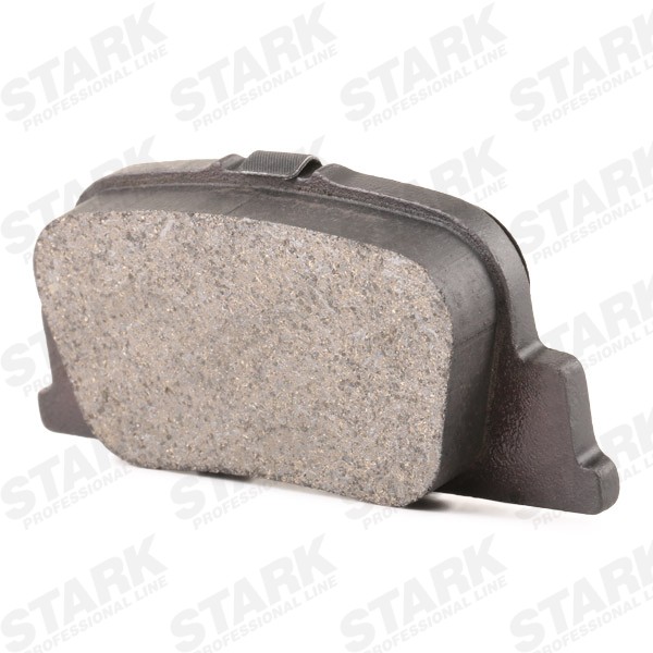 SKBP-0011081 Set of brake pads SKBP-0011081 STARK Rear Axle, excl. wear warning contact