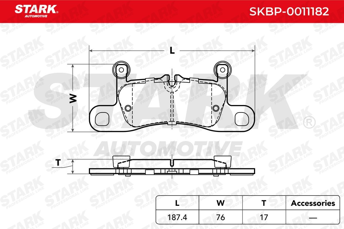 SKBP0011182 Disc brake pads STARK SKBP-0011182 review and test