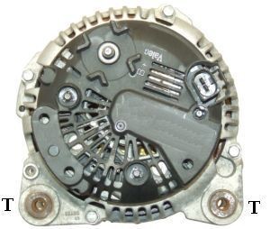 DELCO REMY DRA0124 Alternator 12V, 150A, Plug650, Ø 57 mm, with integrated regulator, Remy Remanufactured