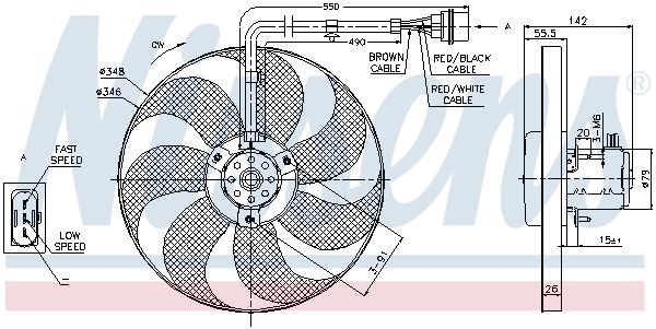 OEM-quality NISSENS 85683 Radiator cooling fan