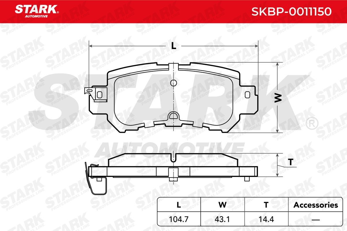 STARK | Bremsklötze SKBP-0011150