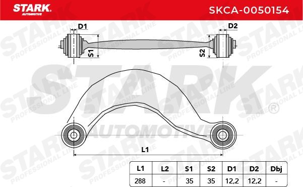 SKCA0050154 Braccio sospensione STARK SKCA-0050154 prova e recensioni