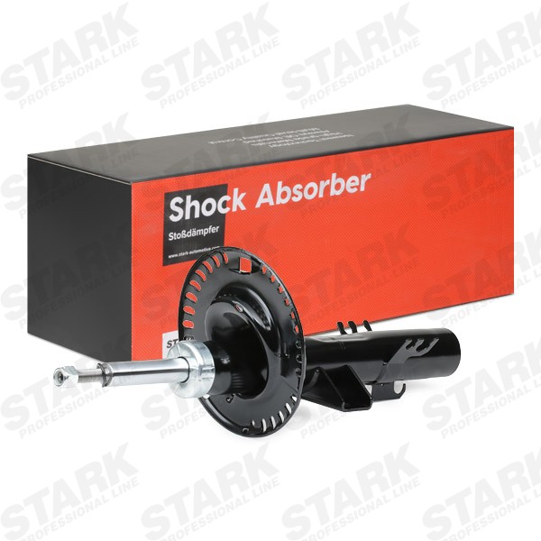 STARK SKSA-0131522 Shock absorber Front Axle, Gas Pressure, Twin-Tube, Suspension Strut, Top pin, Bottom Plate