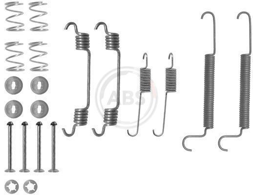 A.B.S. 0766Q OPEL ASTRA 2011 Accessory kit, brake shoes