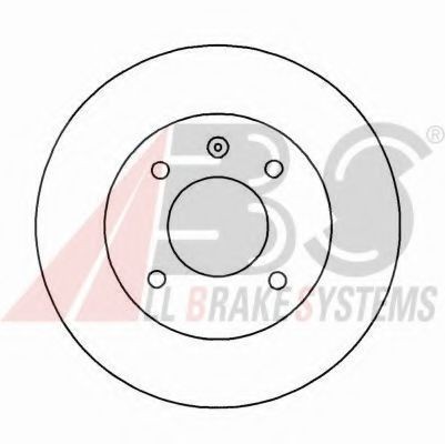 A.B.S. Brake discs and rotors rear and front VW POLO (86) new 15701