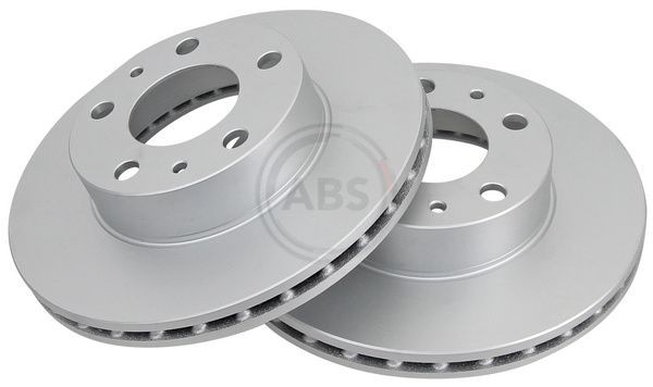 A.B.S. 16291 Brake disc 280x24mm, 5x118, internally vented with teardrop-shaped vents