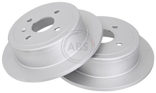 A.B.S. 16928 Brake disc 258x10,5mm, 4x100, solid, Coated