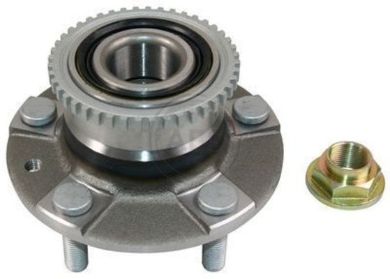 A.B.S. 200454 Wheel bearing kit with integrated wheel bearing, with ABS sensor ring, 140 mm