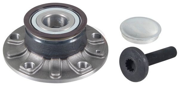A.B.S. 200988 Wheel bearing kit Wheel Bearing integrated into wheel hub, with integrated magnetic sensor ring, 136 mm
