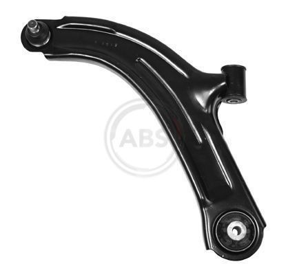 A.B.S. 210747 Suspension arm with ball joint, with rubber mount, Control Arm, Steel, Cone Size: 16 mm