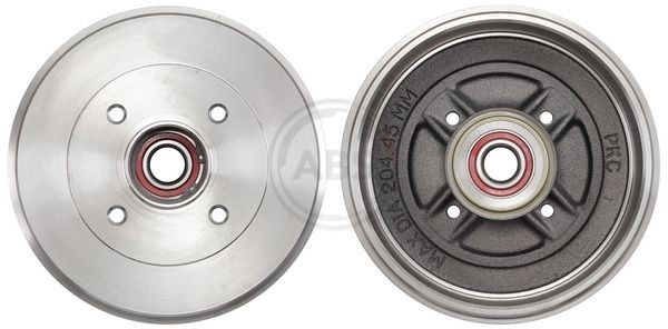 A.B.S. Brake drum rear and front RENAULT CLIO 2 Kasten (SB0/1/2) new 2881-SC