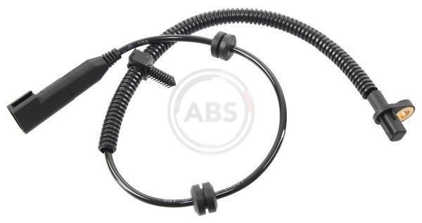 A.B.S. 30056 ABS sensor Active sensor, 570mm, 630mm, 14mm, black
