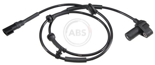 A.B.S. 30132 ABS sensor Passive sensor, 1070mm, 1170mm, 28mm, black